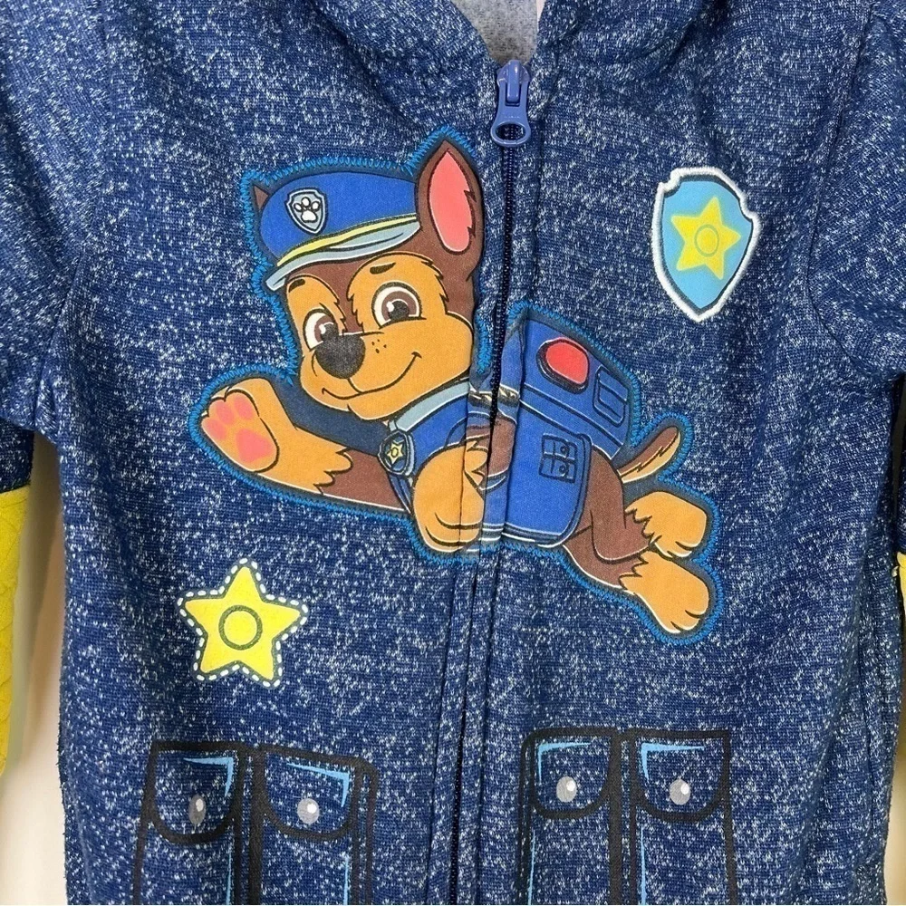 PAW PATROL Boys Kids Sweatshirt Hoodie Chase Mask Size 3T